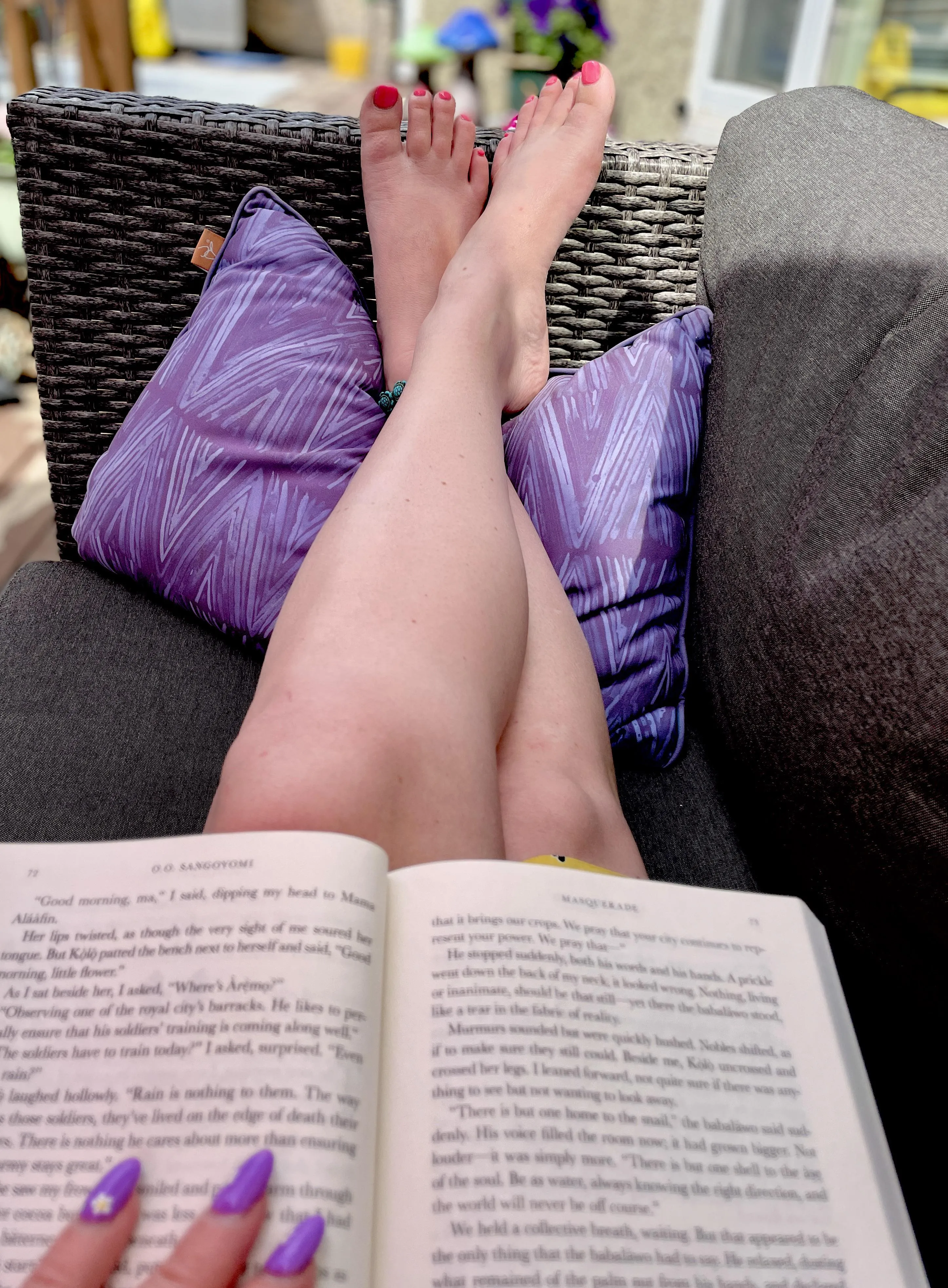 Nice relaxing start to the weekend 📖💖