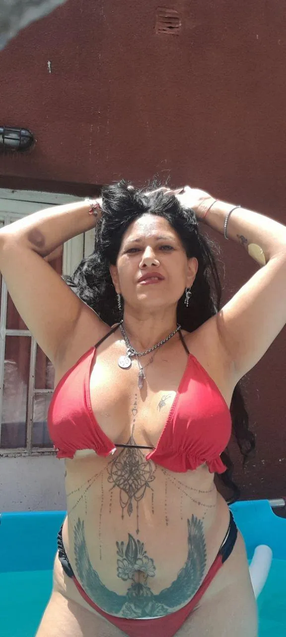 sensual bellybuttons of a sexy granny