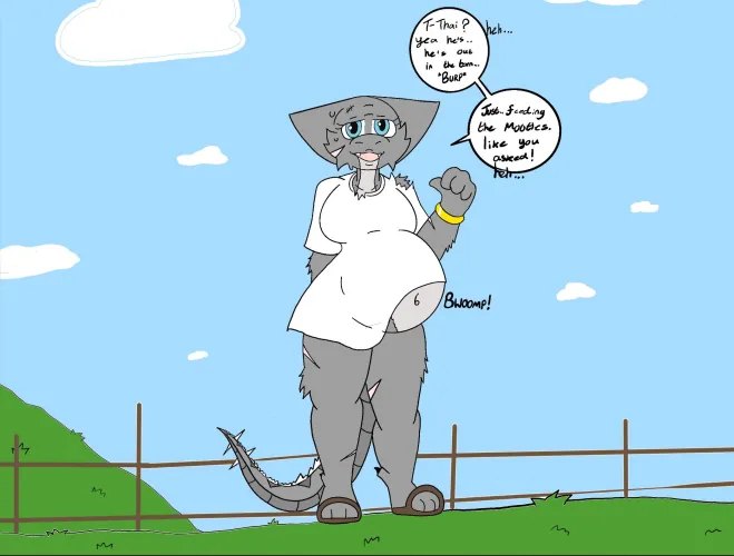 Totally in the barn…