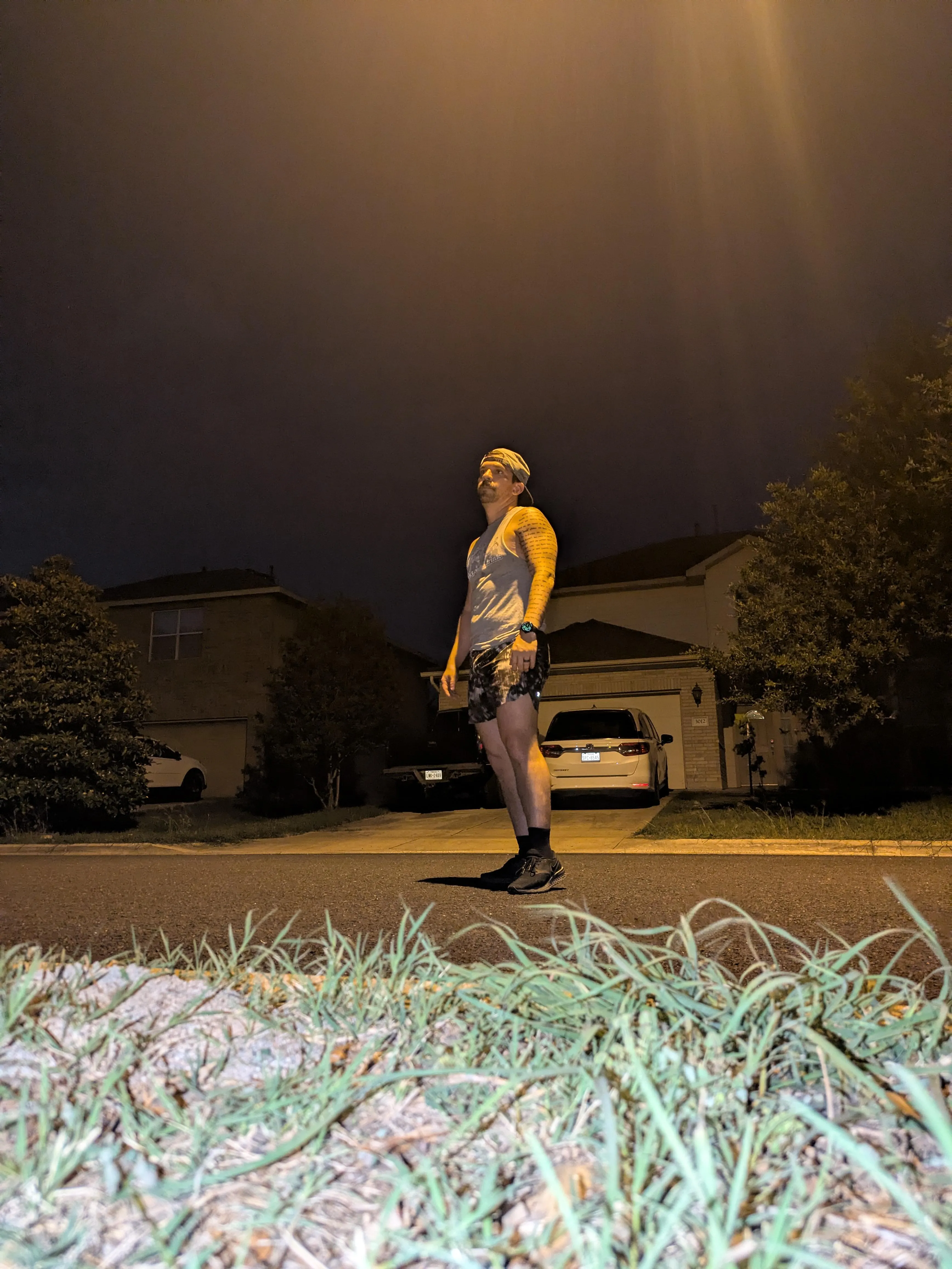 up & at 'em at night