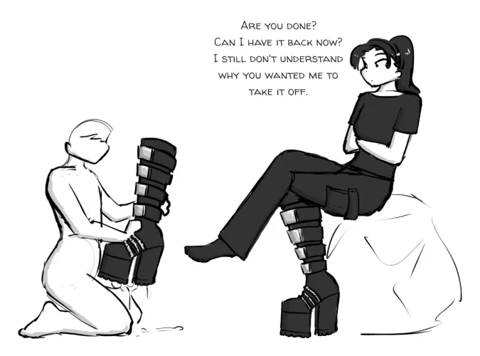 Who knows. Maybe that's his thing.