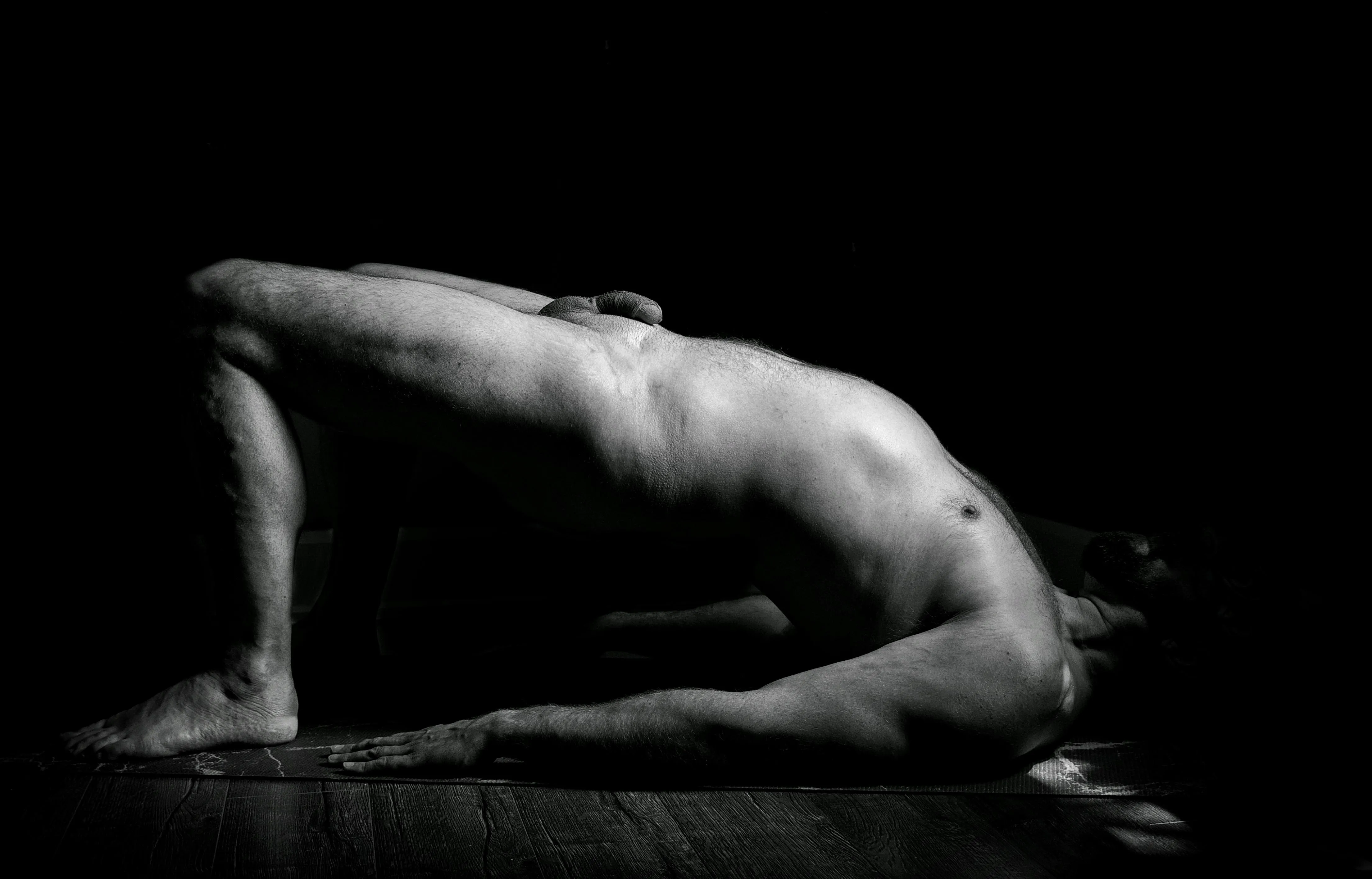 Working on my Bridge Pose