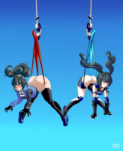 Zhu Yuan and Qingyi double wedgied(YamabukiFan)