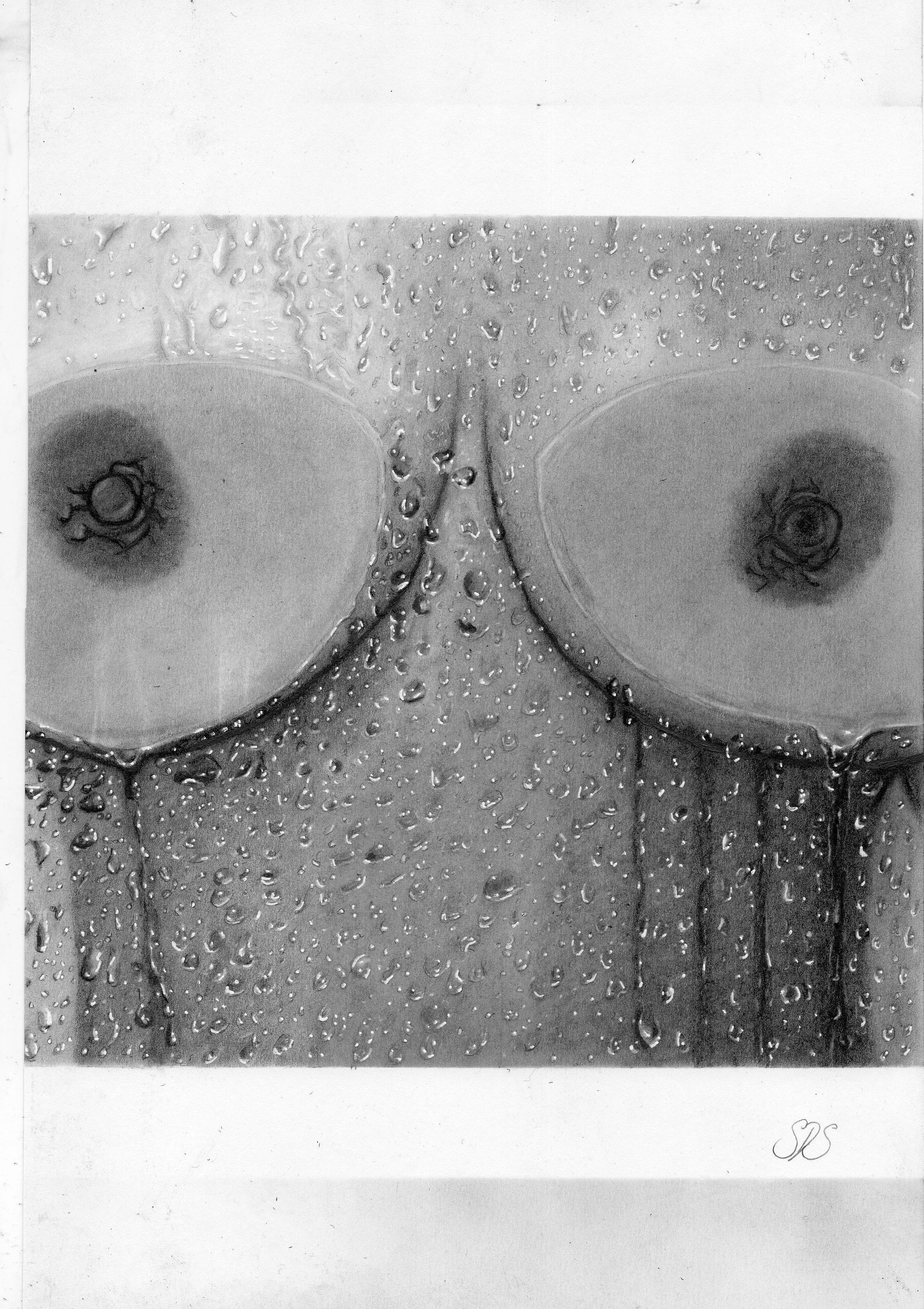 A Pressing Issue - Graphite drawing by me