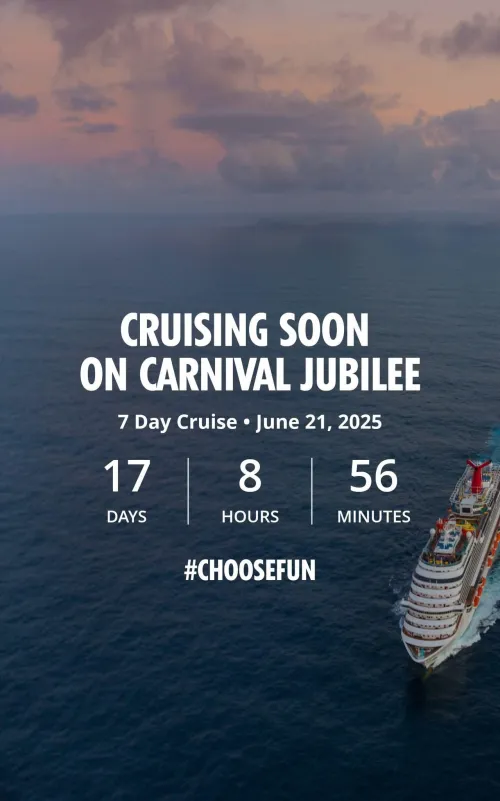 Carnival Jubilee June 21st out of Galveston. Any like minded cruisers?
