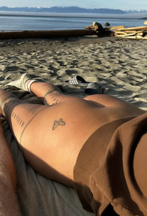 Early morning sun on my cheeks