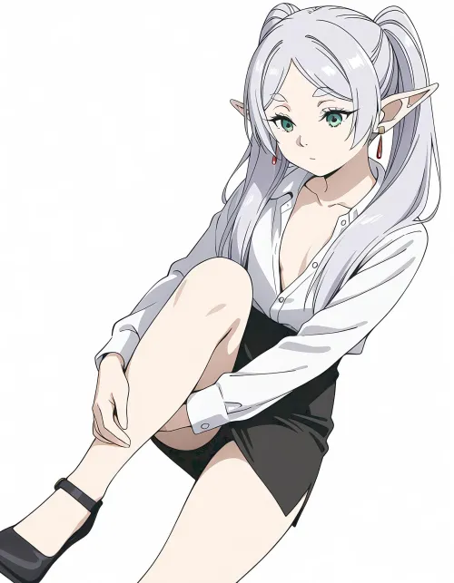 Frieren in office (@picowan11)