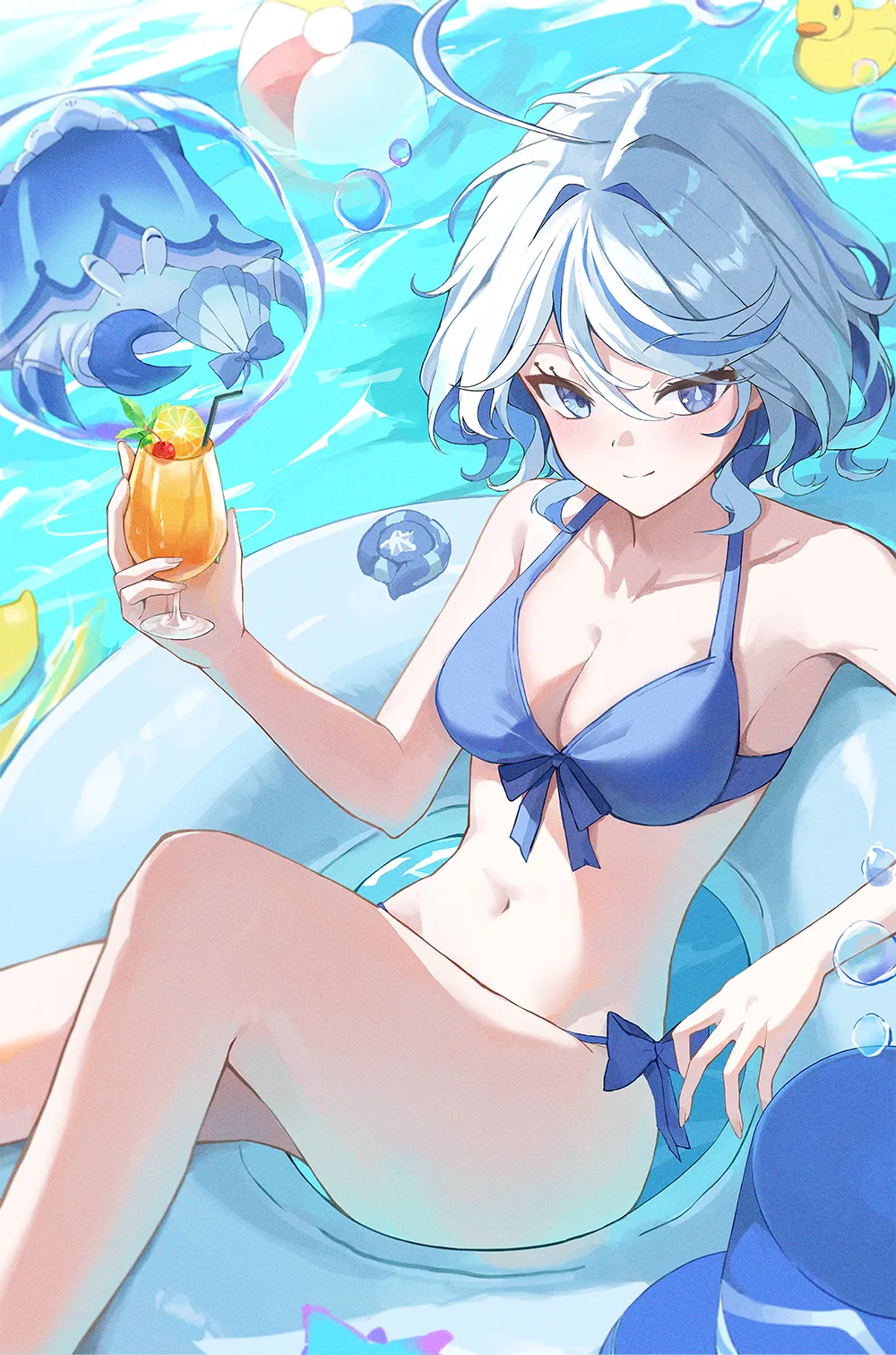 Furina Enjoying a Drink (DAWON)