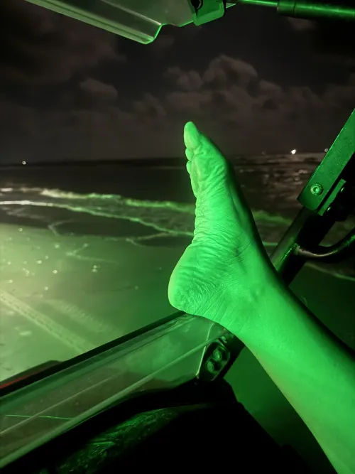 I may have been a little too relaxed riding UTV’s on the beach this weekend….LOL!