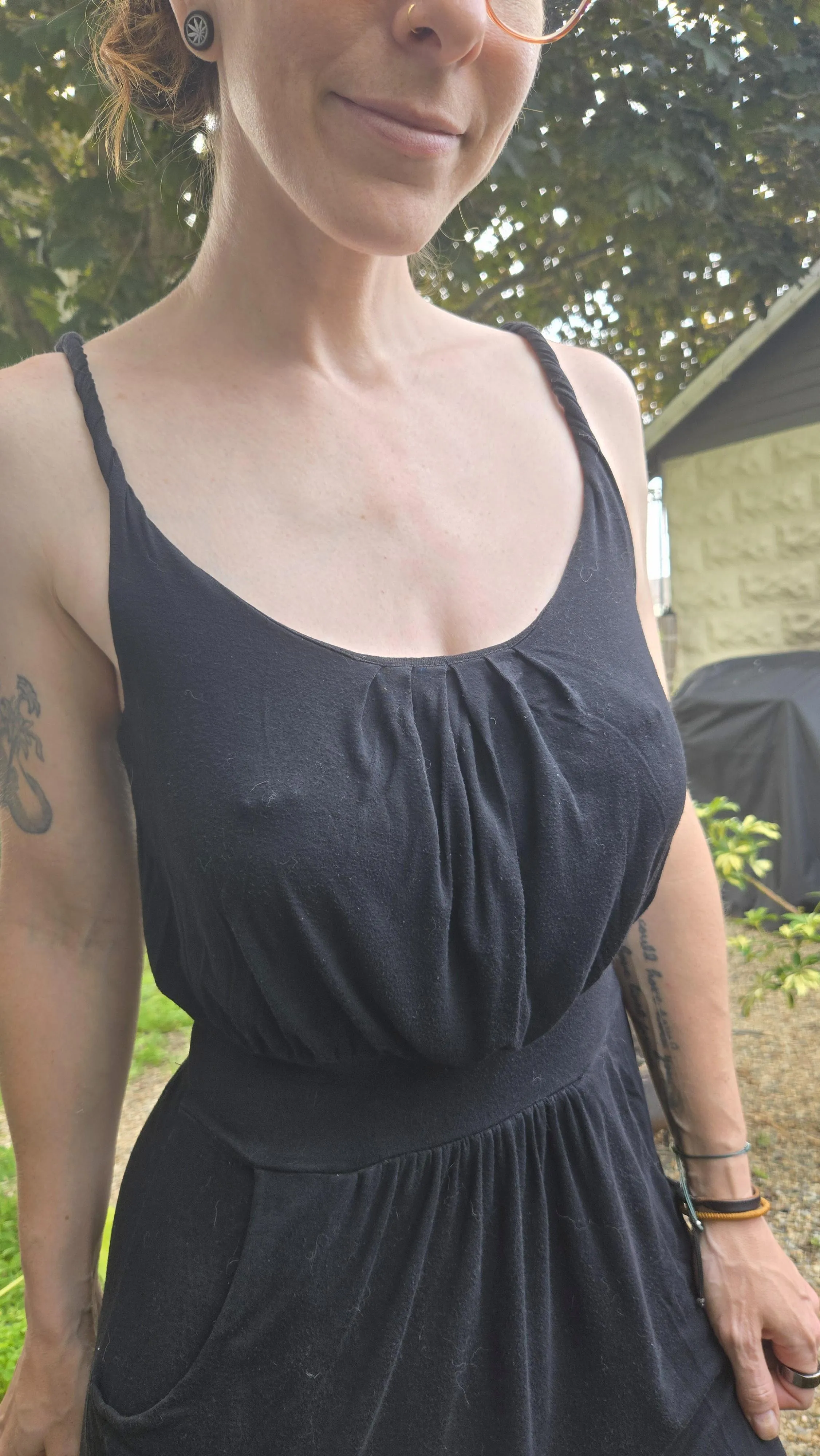 Pokies and a little black dress