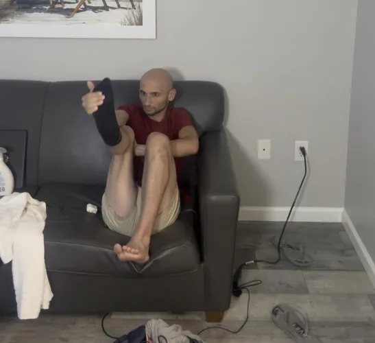 Ready to sniff my socks?