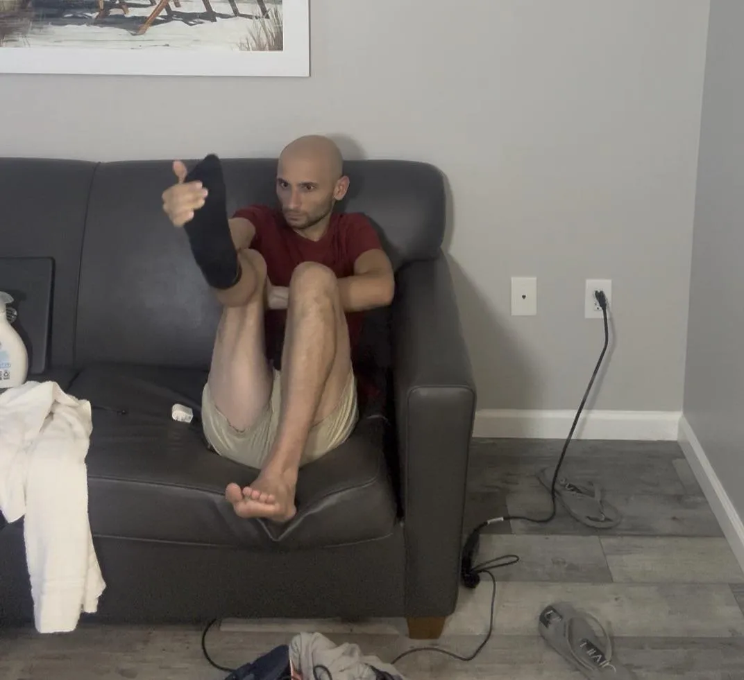 Ready to sniff my socks?