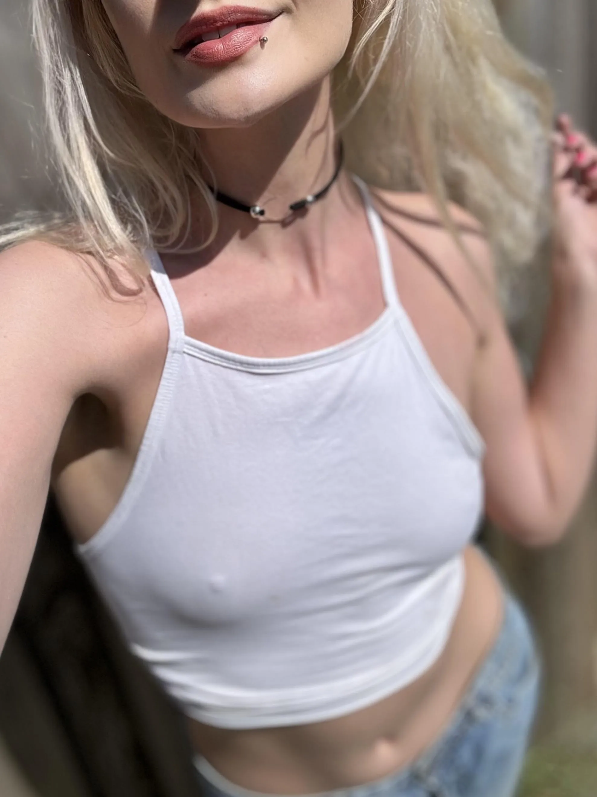 Was in a hurry today and forgot my bra