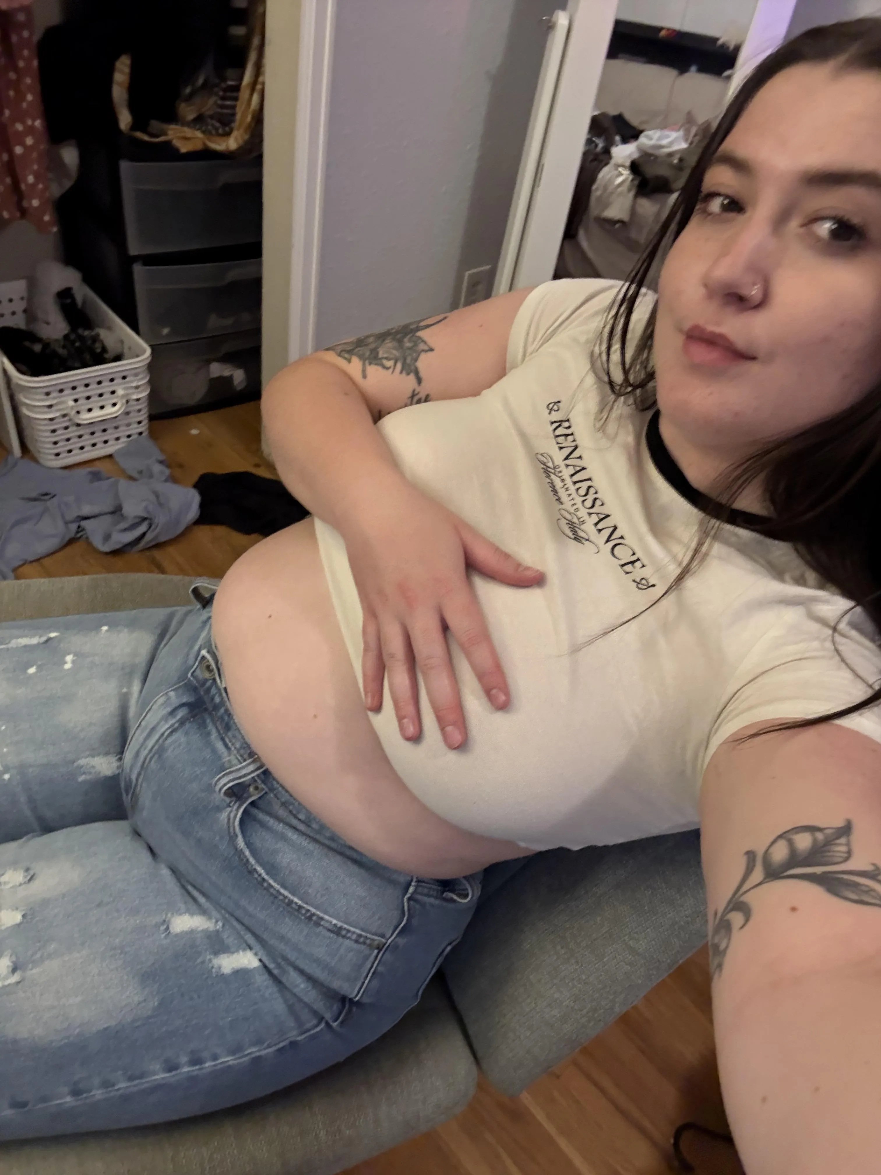 Woke up so bloated today 🤭