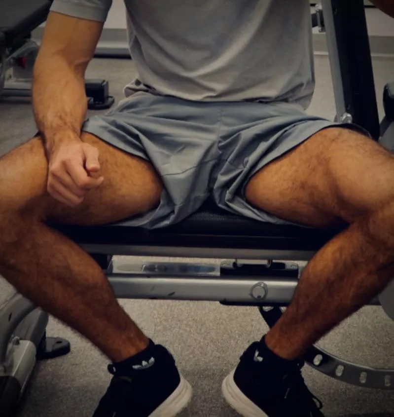 (42) - the smell under these shorts right now….