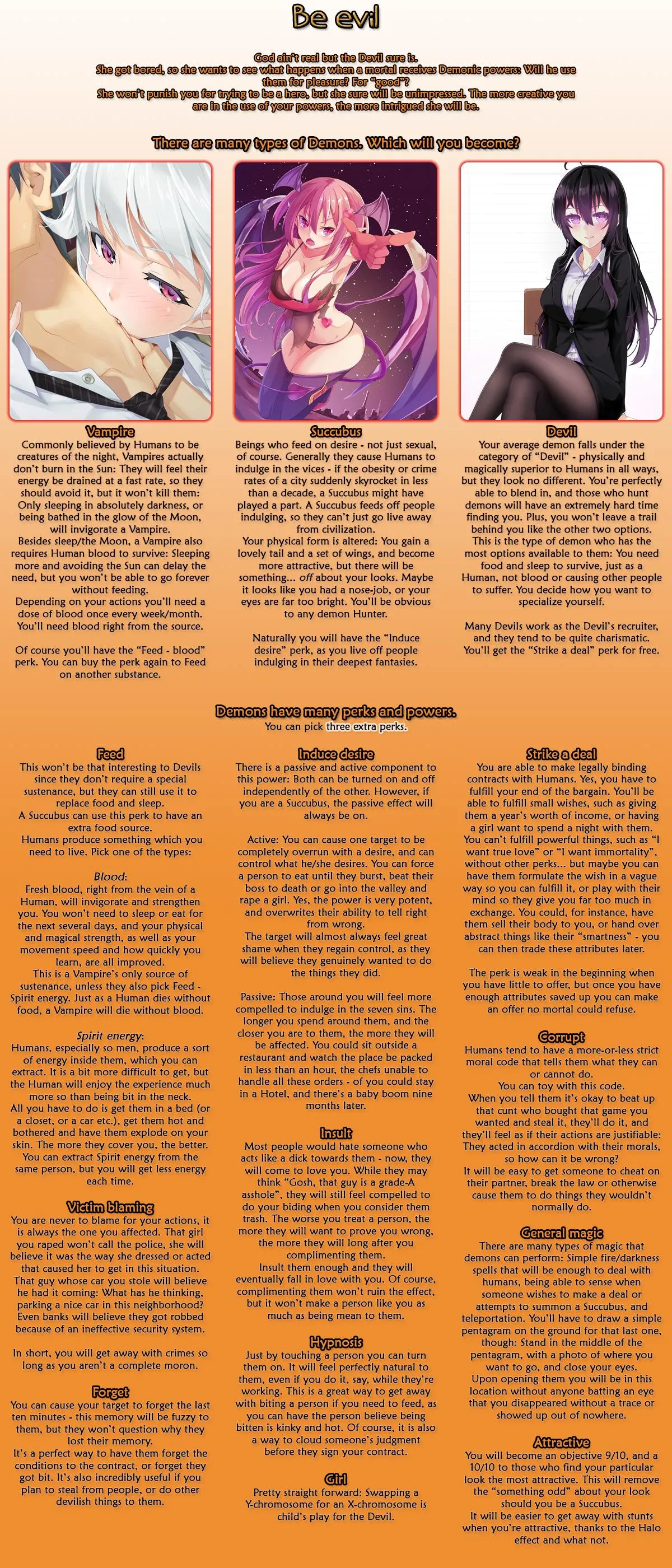 Be Evil by unknown author