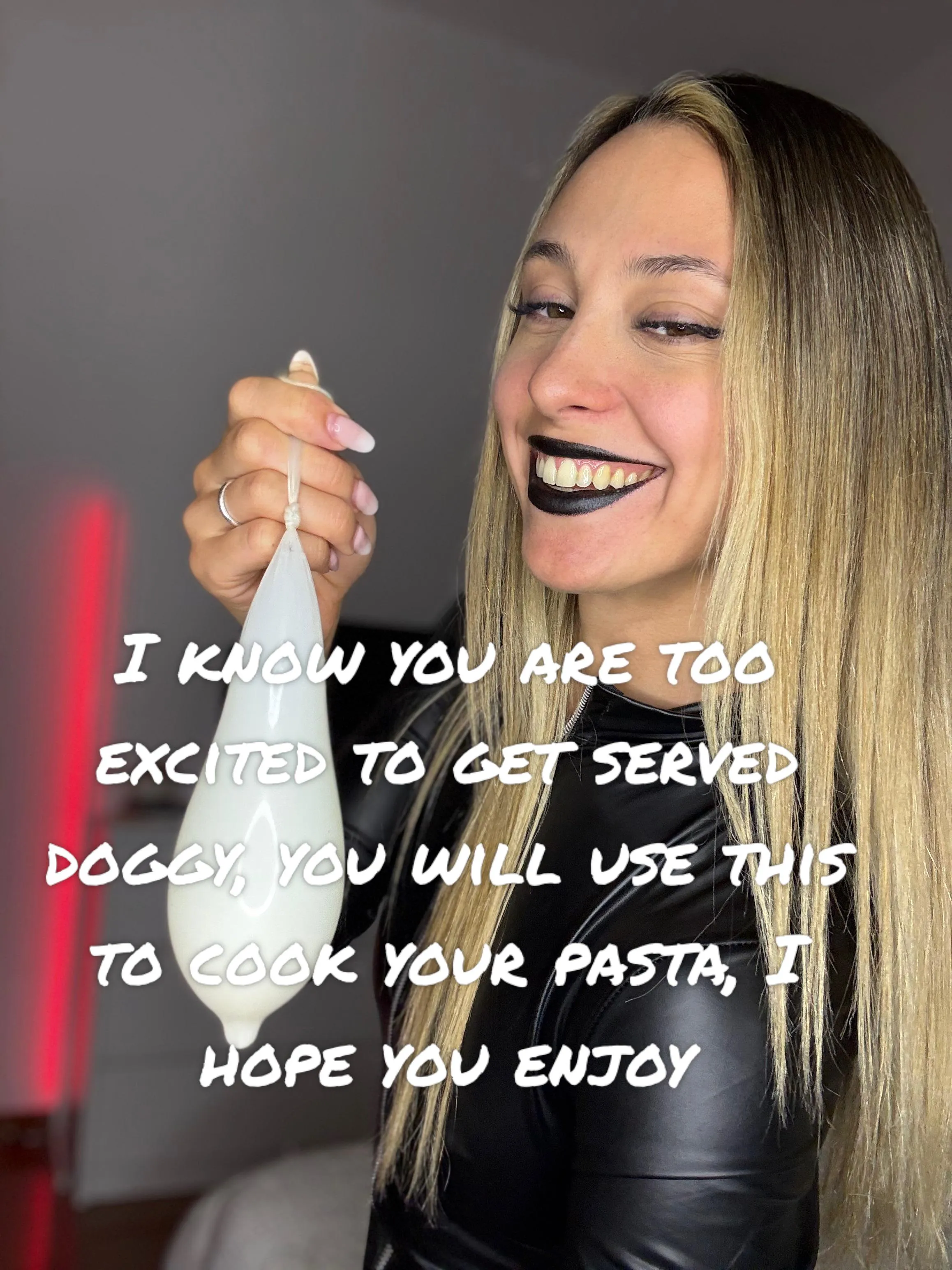 Enjoy your food sissy.