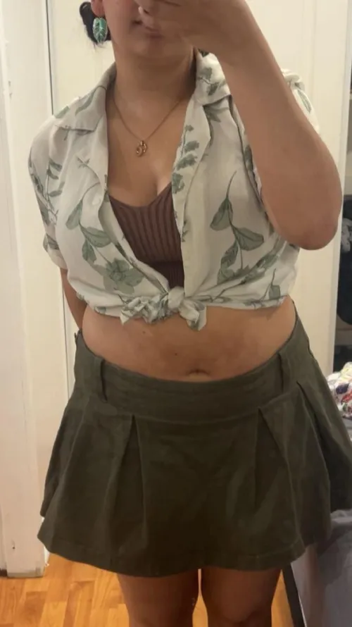 feeling cute in my outfit for the fair