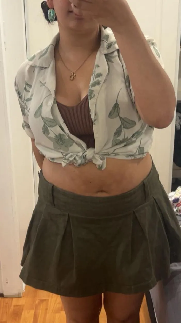 feeling cute in my outfit for the fair