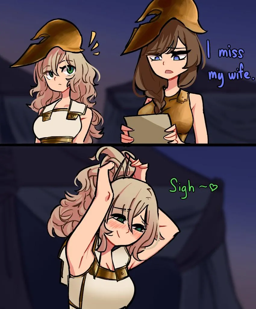 [F/TF4F/TF] My corp member regularly talked about how much she missed her wife... What kind of brother in arms would I be if I didn't pop an x-change and help ease her loneliness~