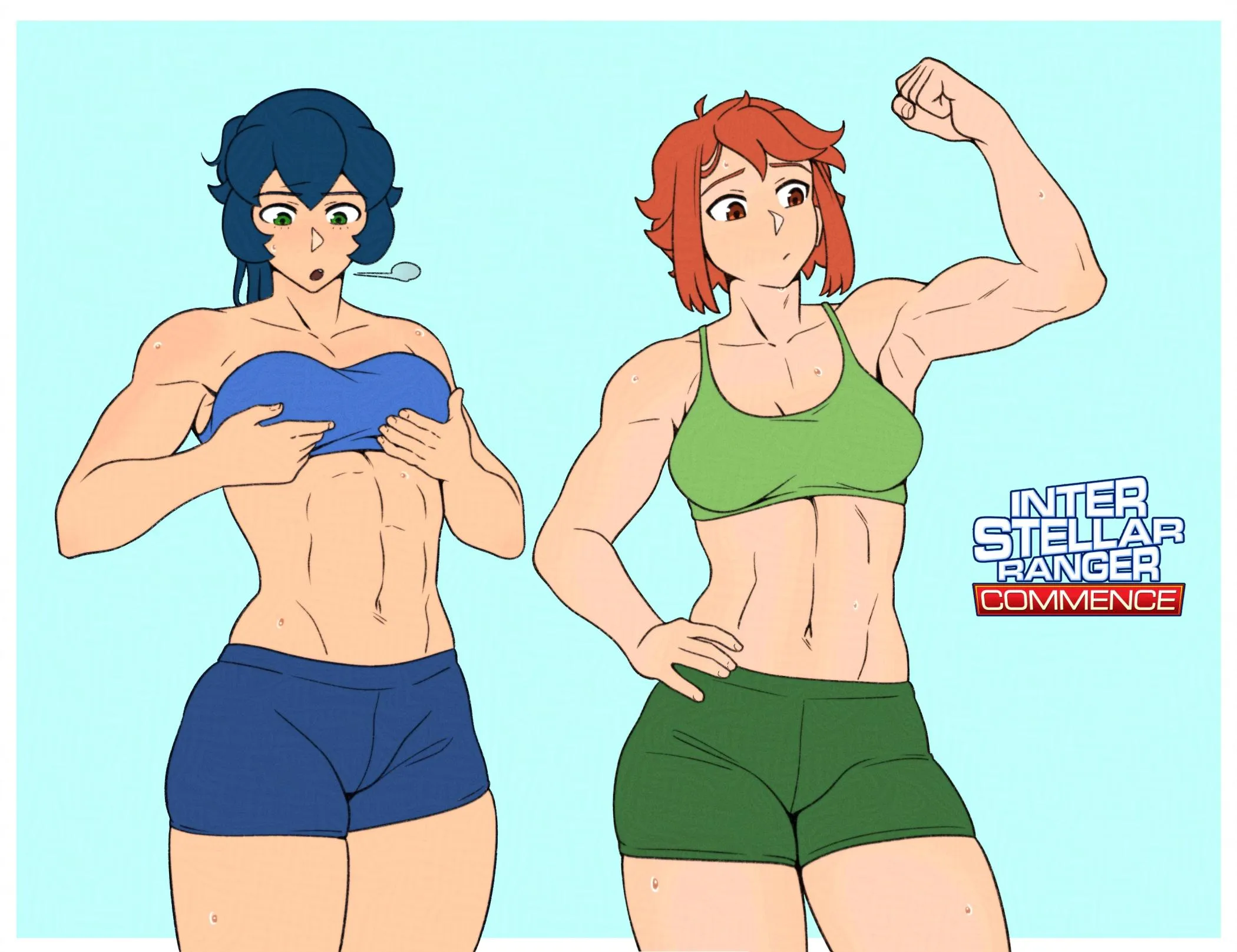 Gym partners [@IRC_Anime]