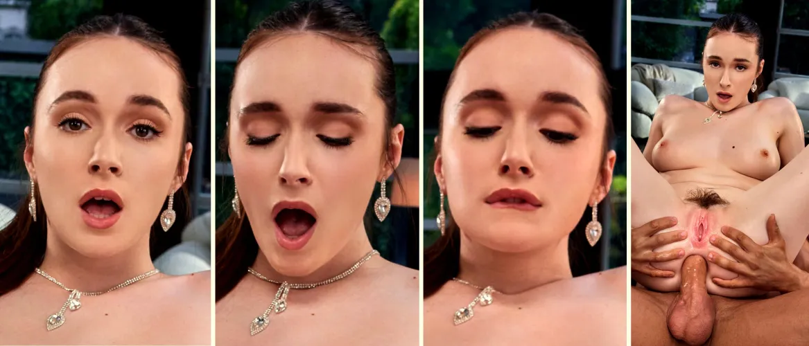 Hazel - sweet facial expressions during sodomy delight