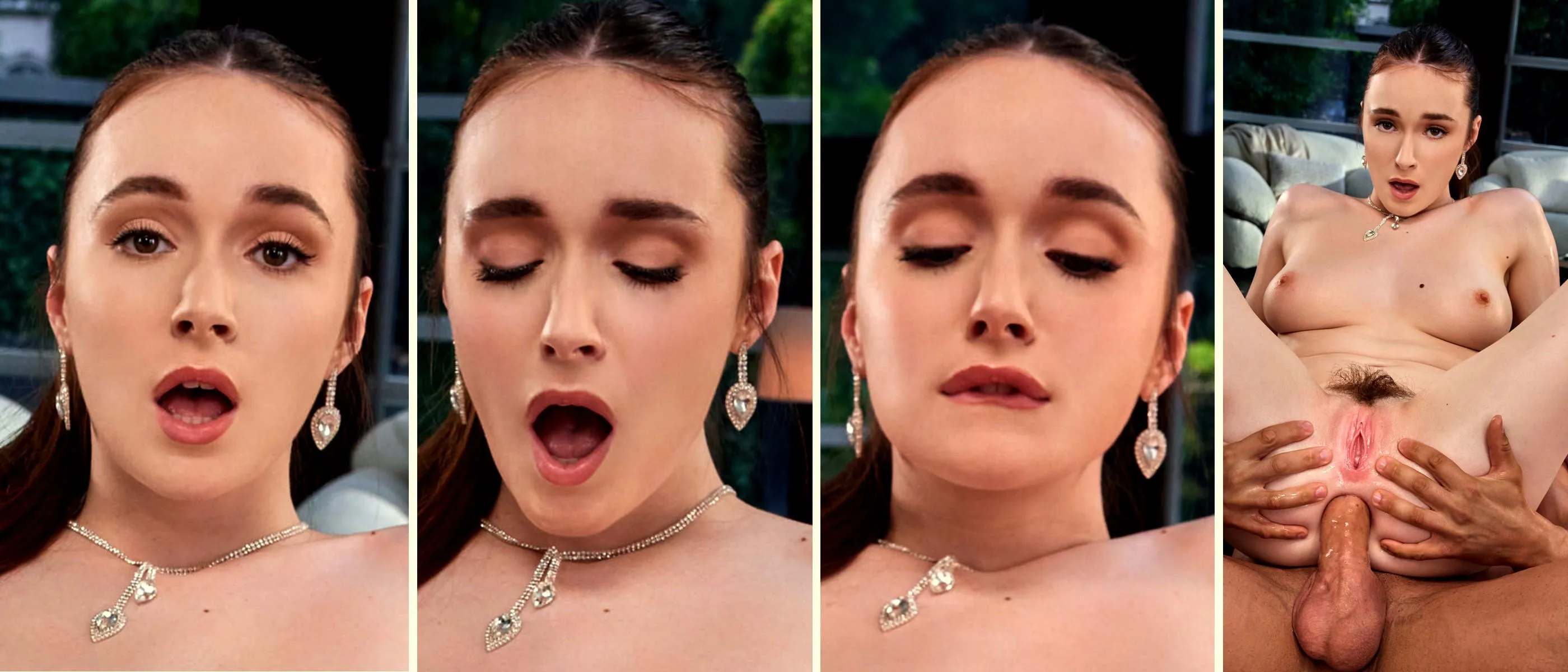 Hazel - sweet facial expressions during sodomy delight