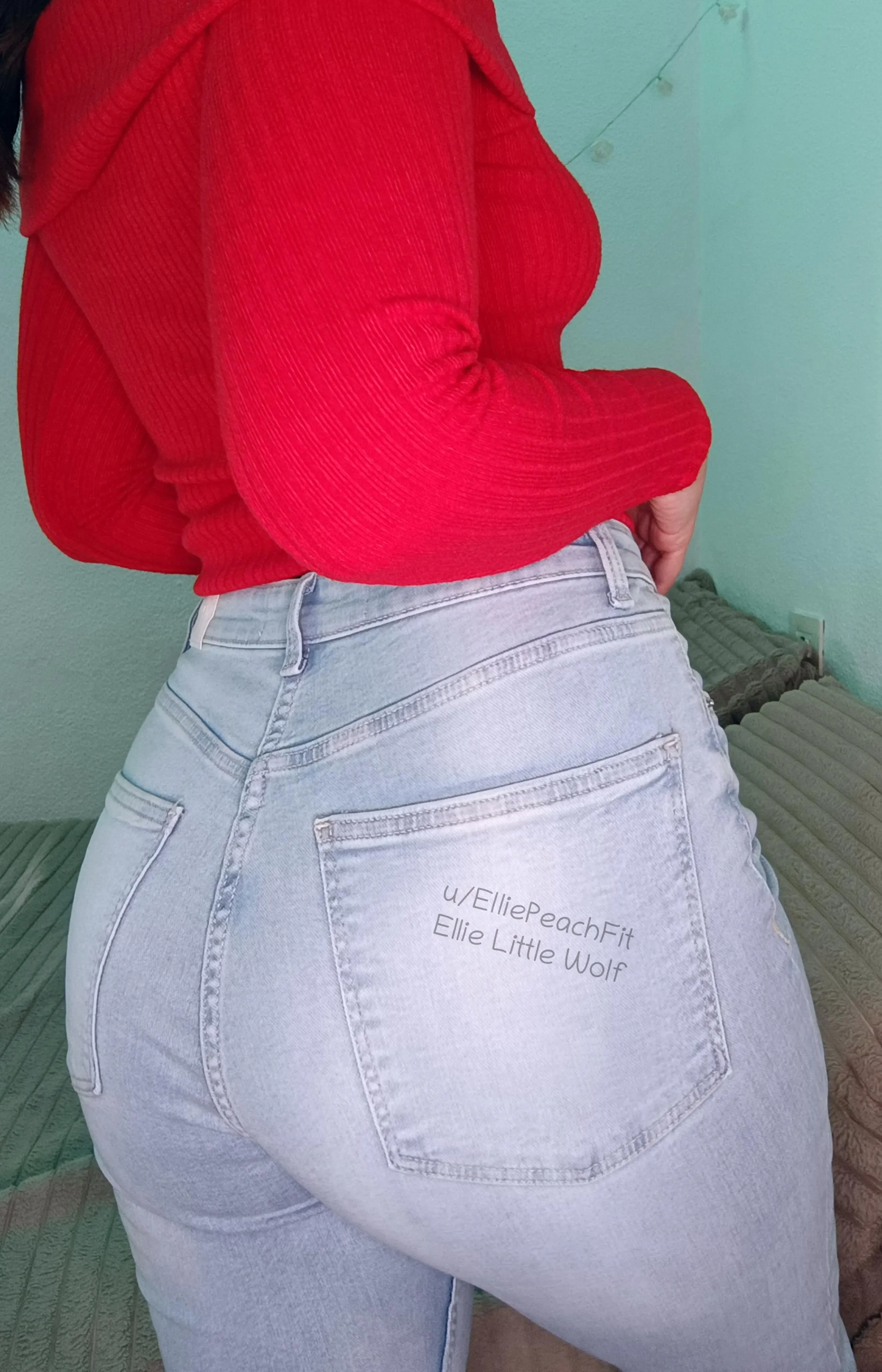 I caught you staring at my curves in denim.. ready to make a move?