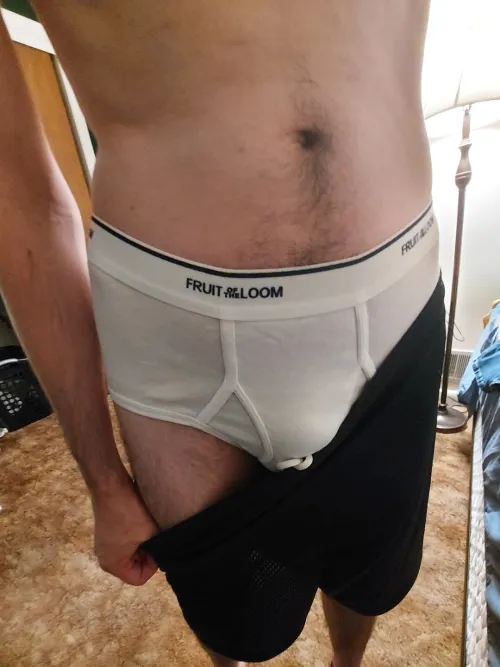 It's Tuesday. Better check that I'm wearing tighty whities