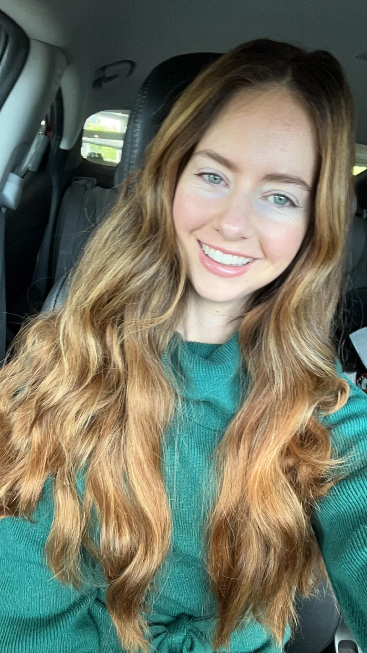 My shirt matches my eyes