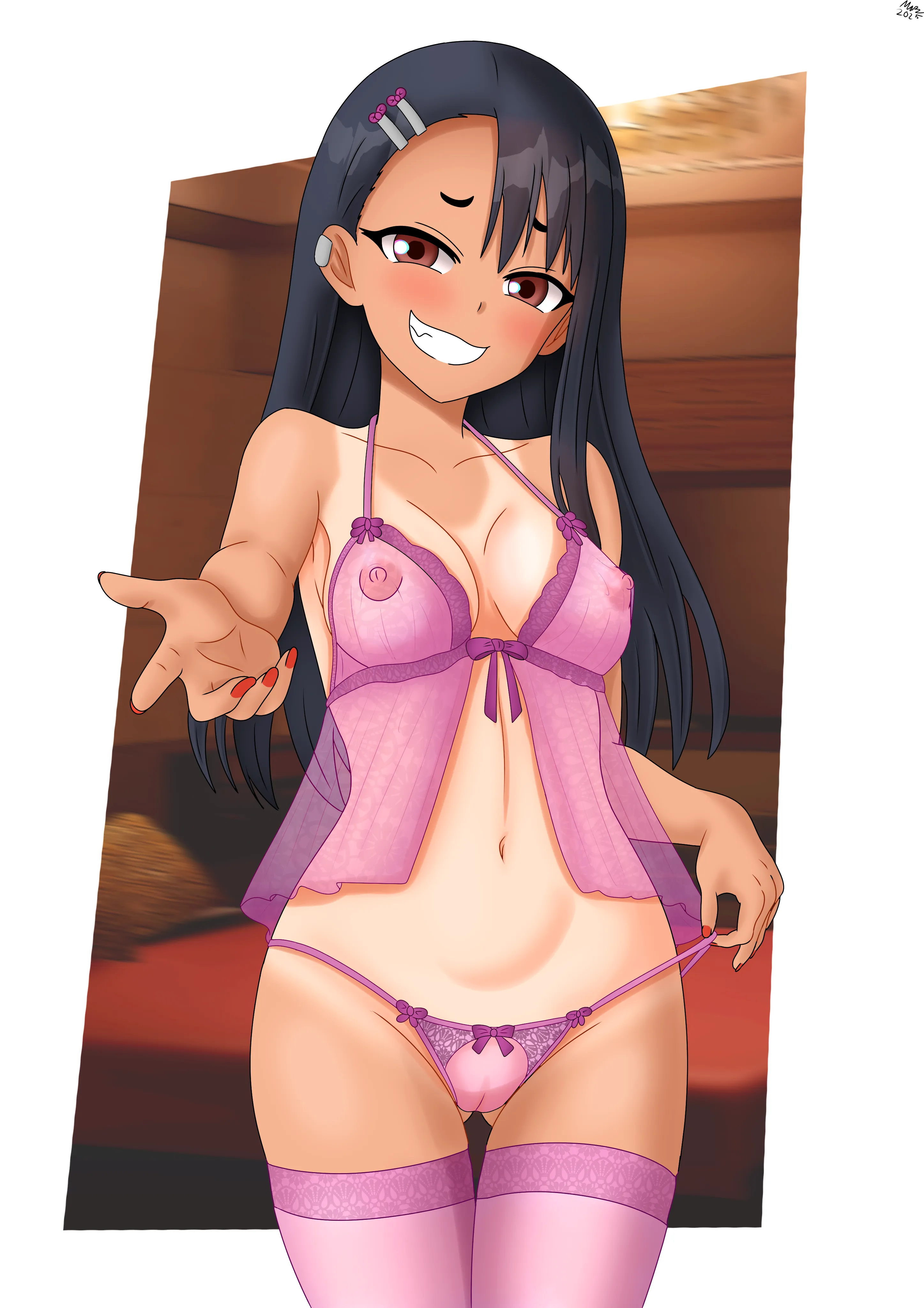 Nagatoro in lingerie