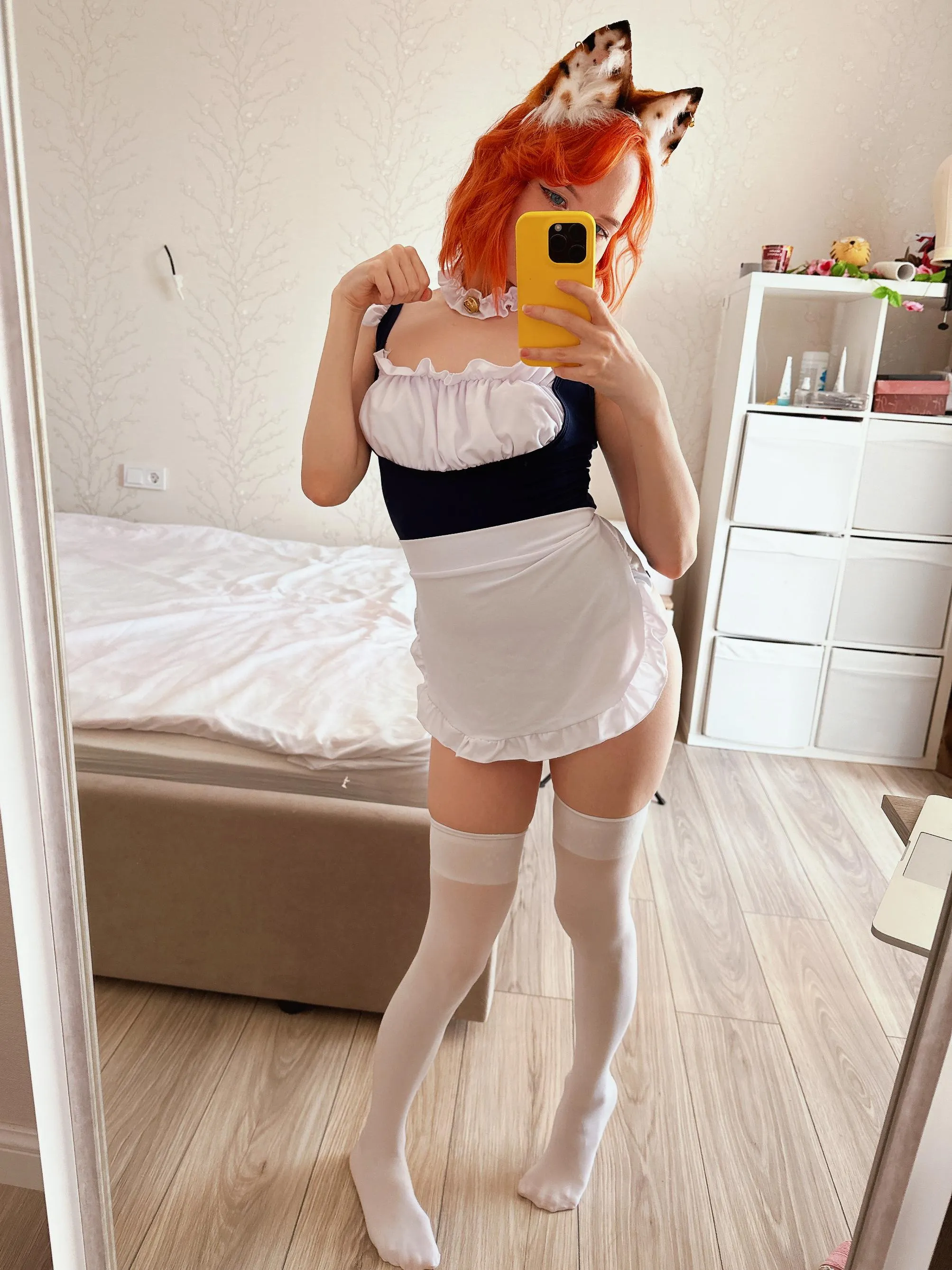 Purr, what do you think about the girl cat maid? 🥰