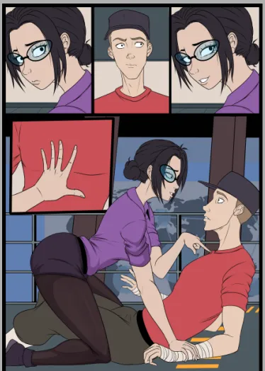 Unused/scrapped page from Shadboia comic