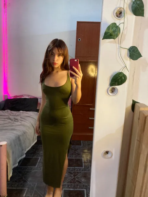 Walked past a mirror and blushed.. this dress is dangerous