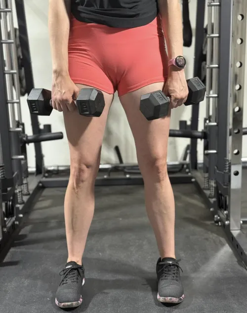 Would her camel toe distract your workout