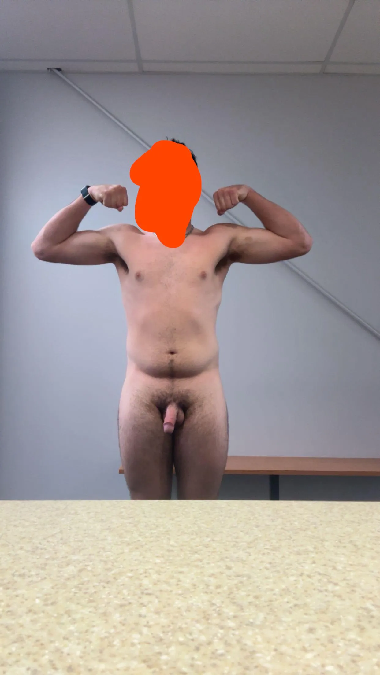 Yall can’t see it but a dude was washing his hands next to me and staring