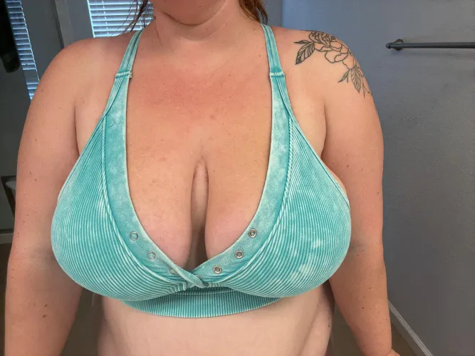 About to bust out of this top