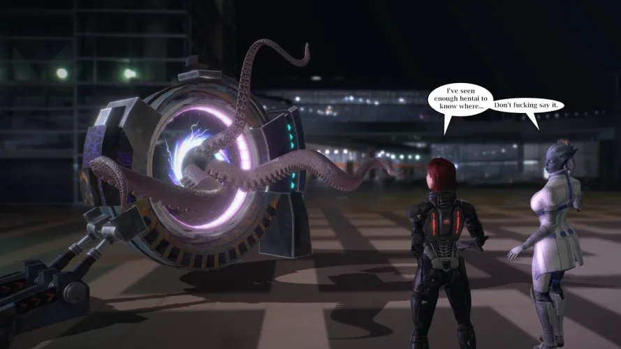 Jane and Liara - The portal mission. (Rastifan)