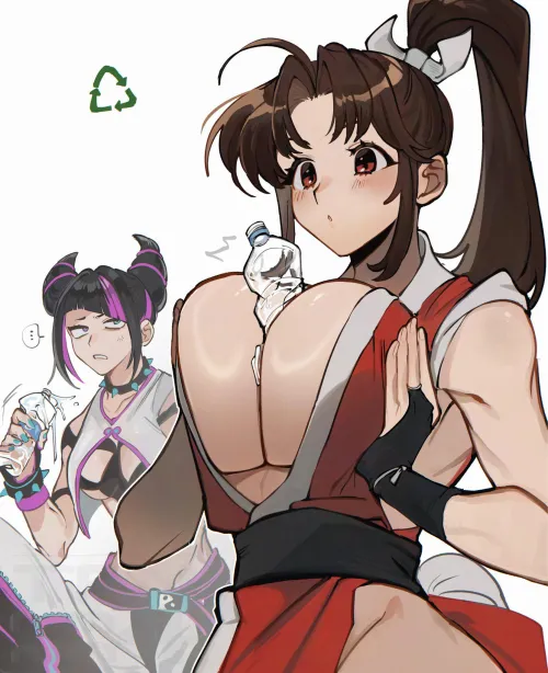 Juri can't believe how much Mai cares about recycling (TRNnmnm4)