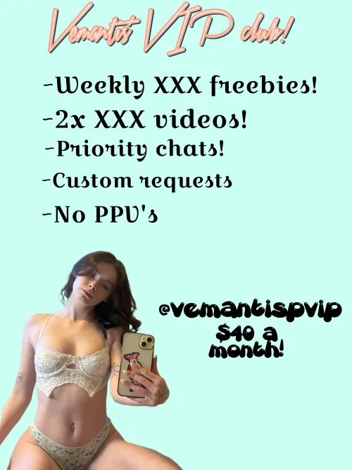 My VIP page drops in 4 minutes! Come get the exclusives! *NO PPVS*🥵