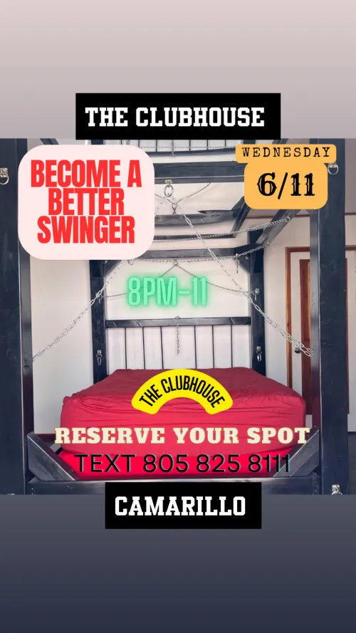 Become a better swinger Wednesday night