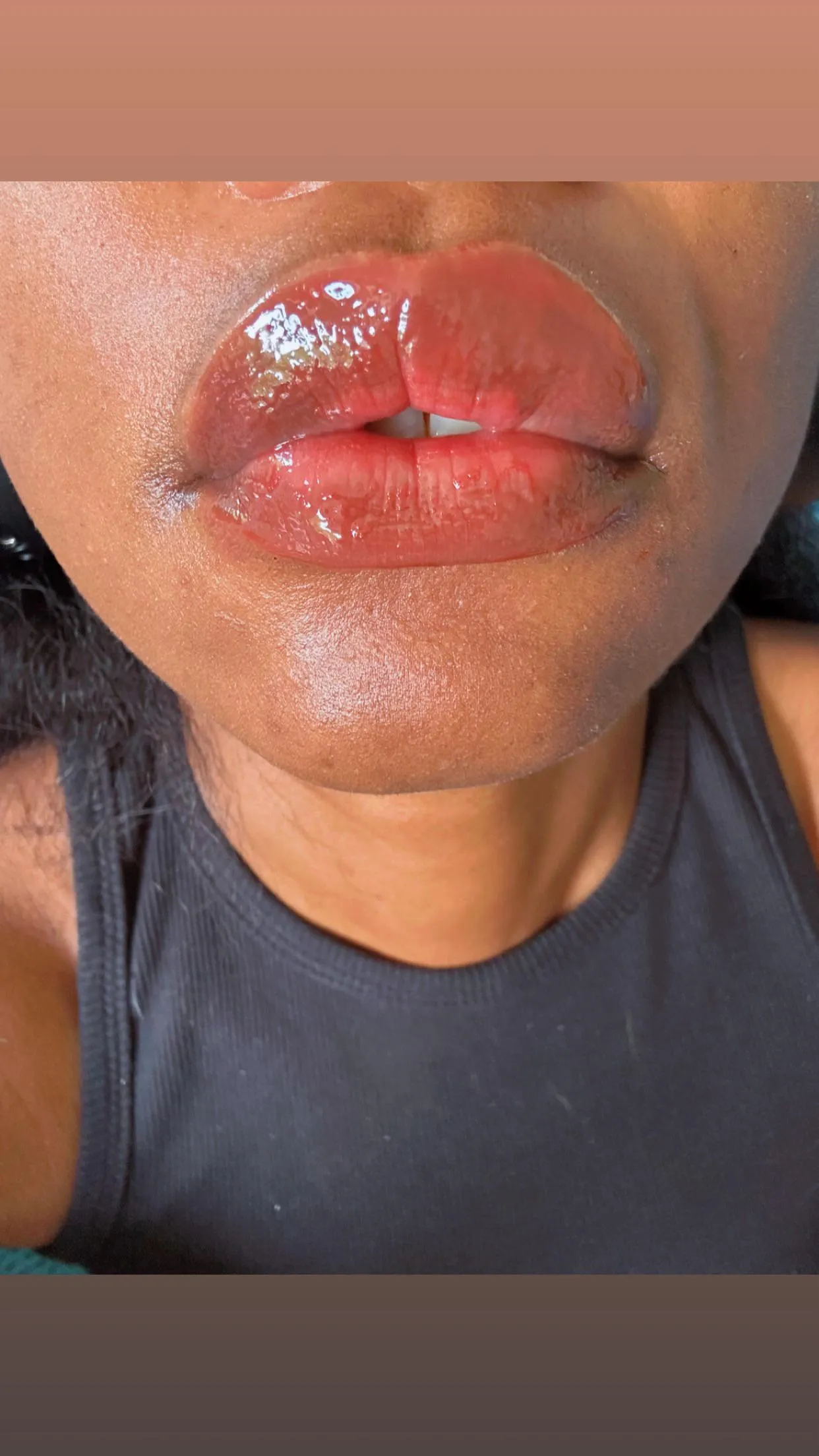 My juicy lips are so irresistible to your weak little brain 🫦