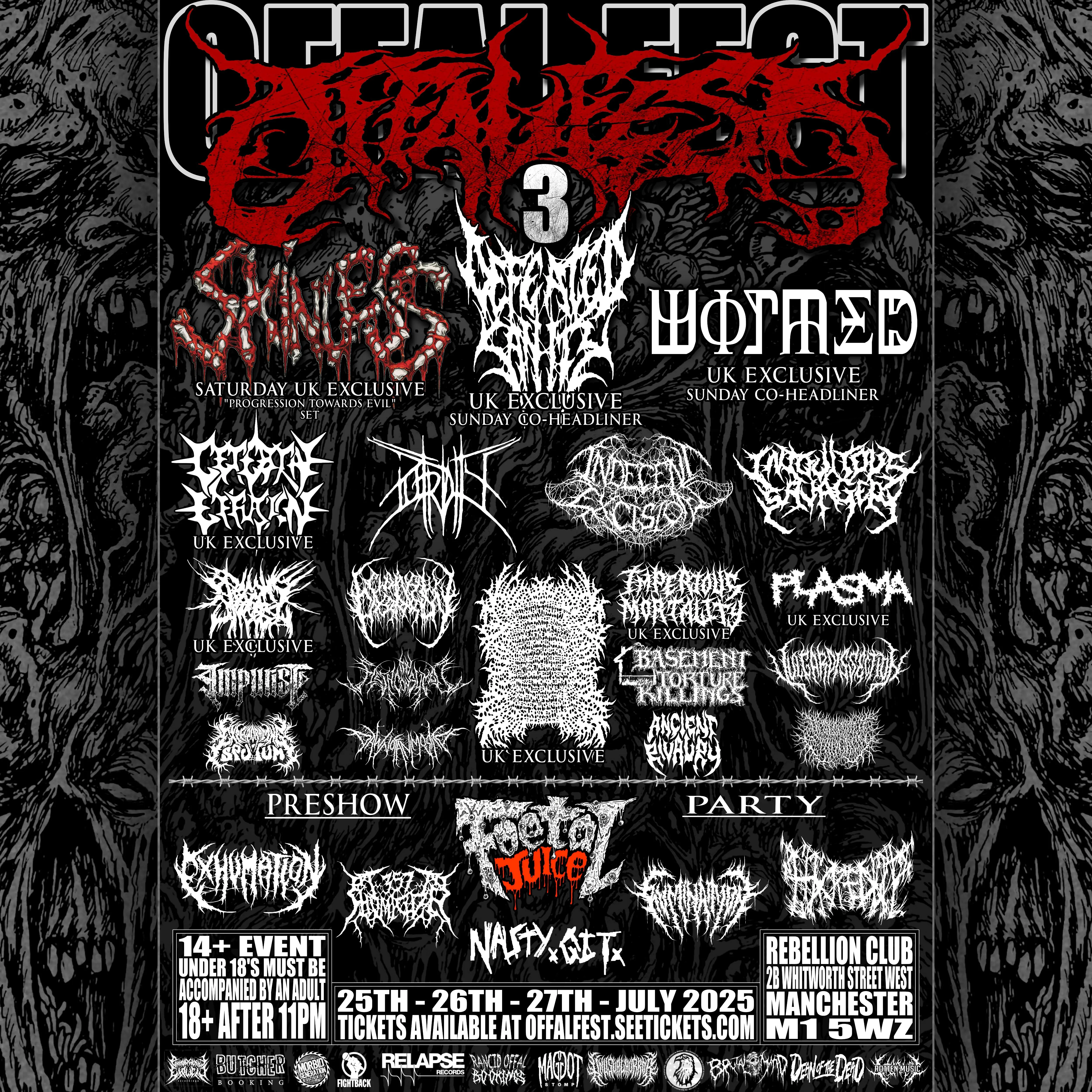 OFFAL FEST 2025 IS NEXT MONTH!