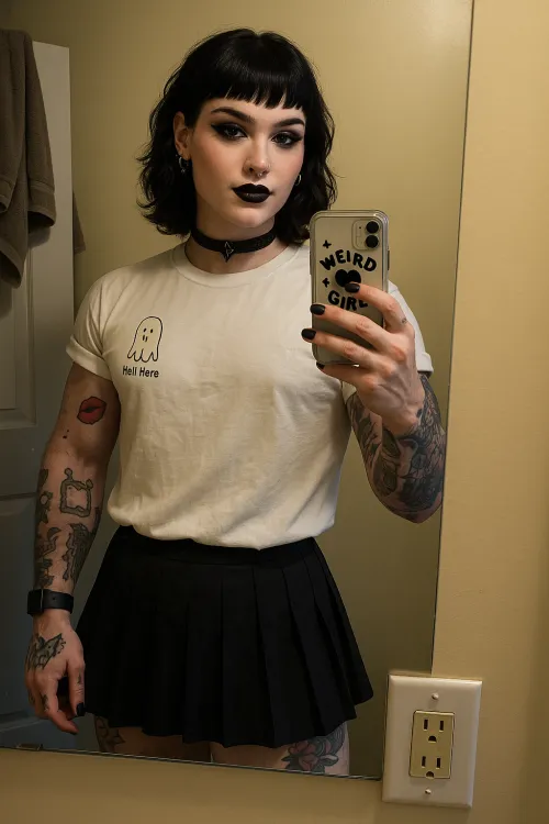 So I made fun of this little femboy at my job and they said we will see who is laughing tomorrow. Well I woke up and I guess he swapped our bodies! Help (RP)