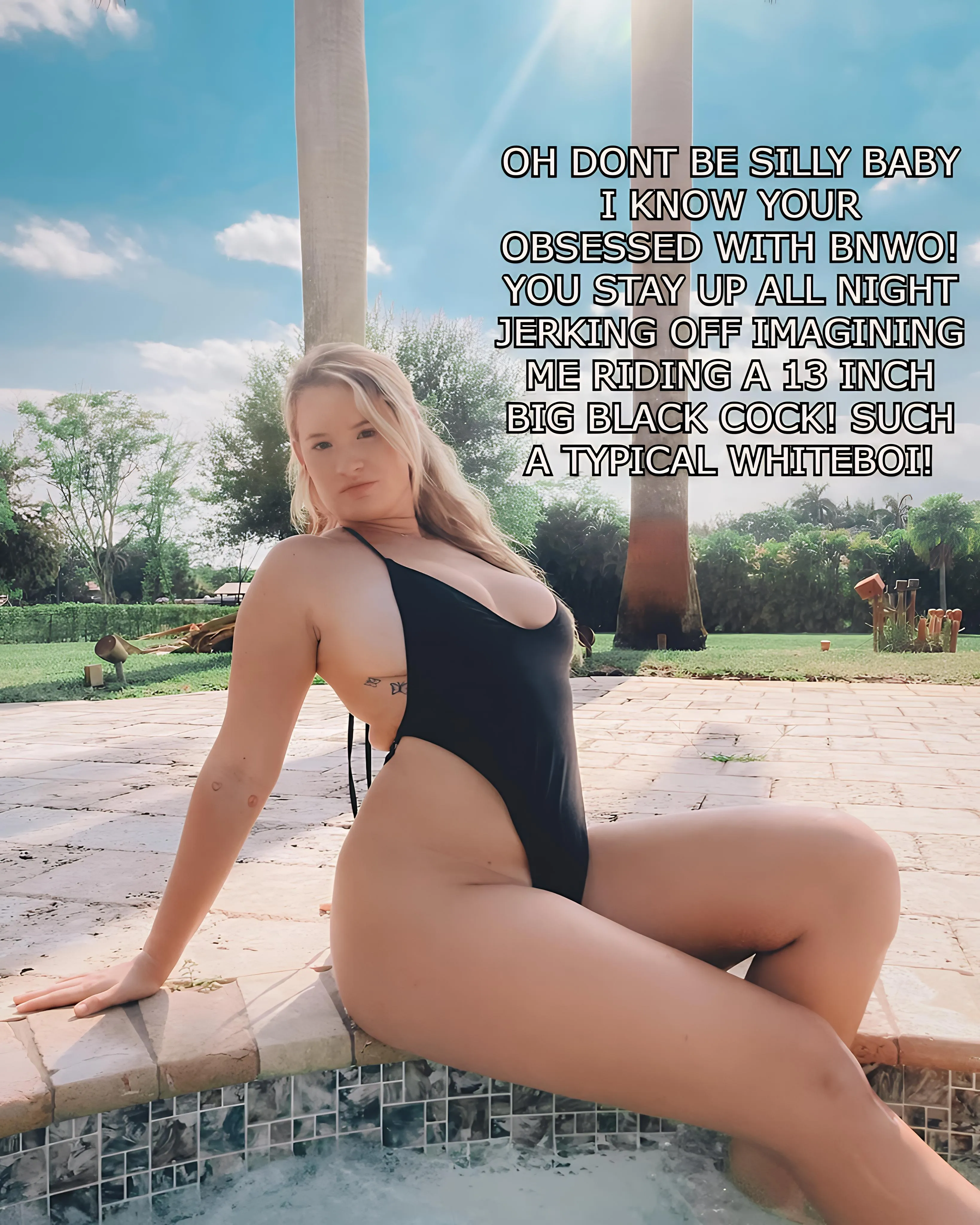 The dream Relationship Dynamic for a Whiteboi! (Imagefap Unhingedcaptions)