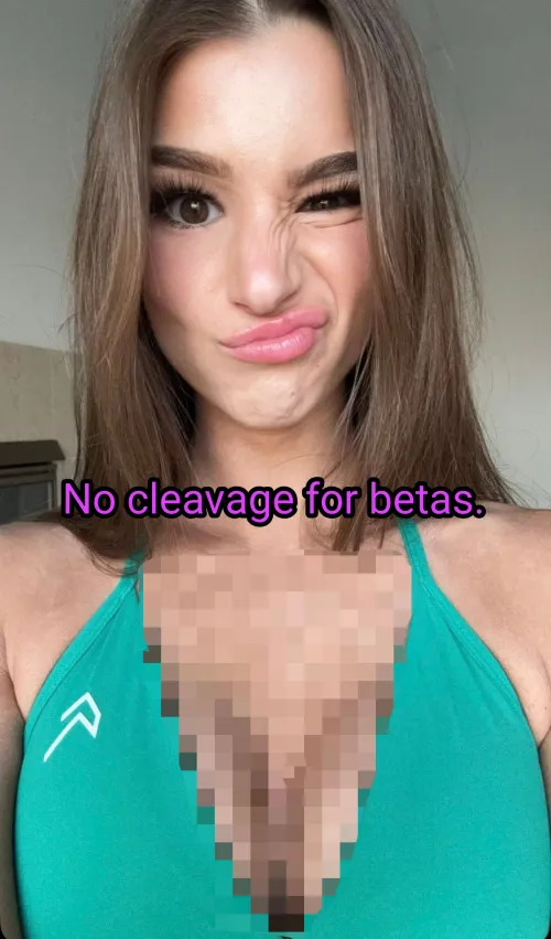 You thought you'd get to see?😂