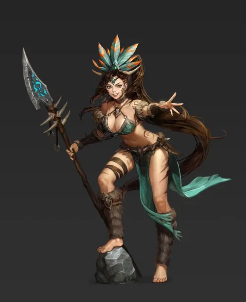 A amazon hunter by Artist wonst92