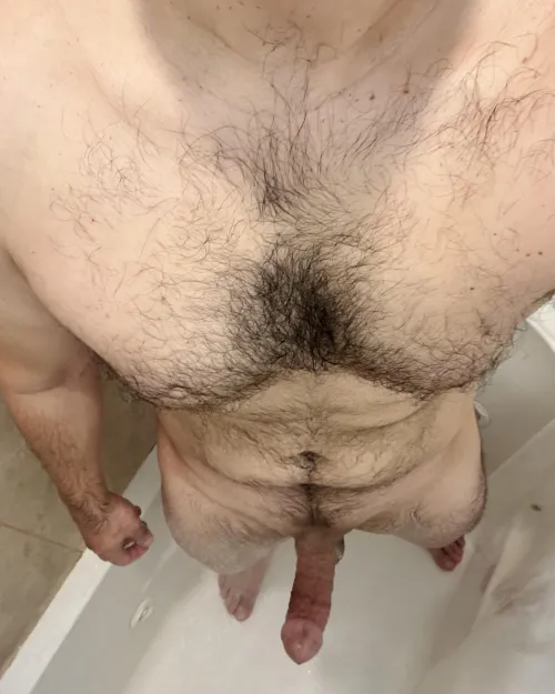 A shower before a big interview