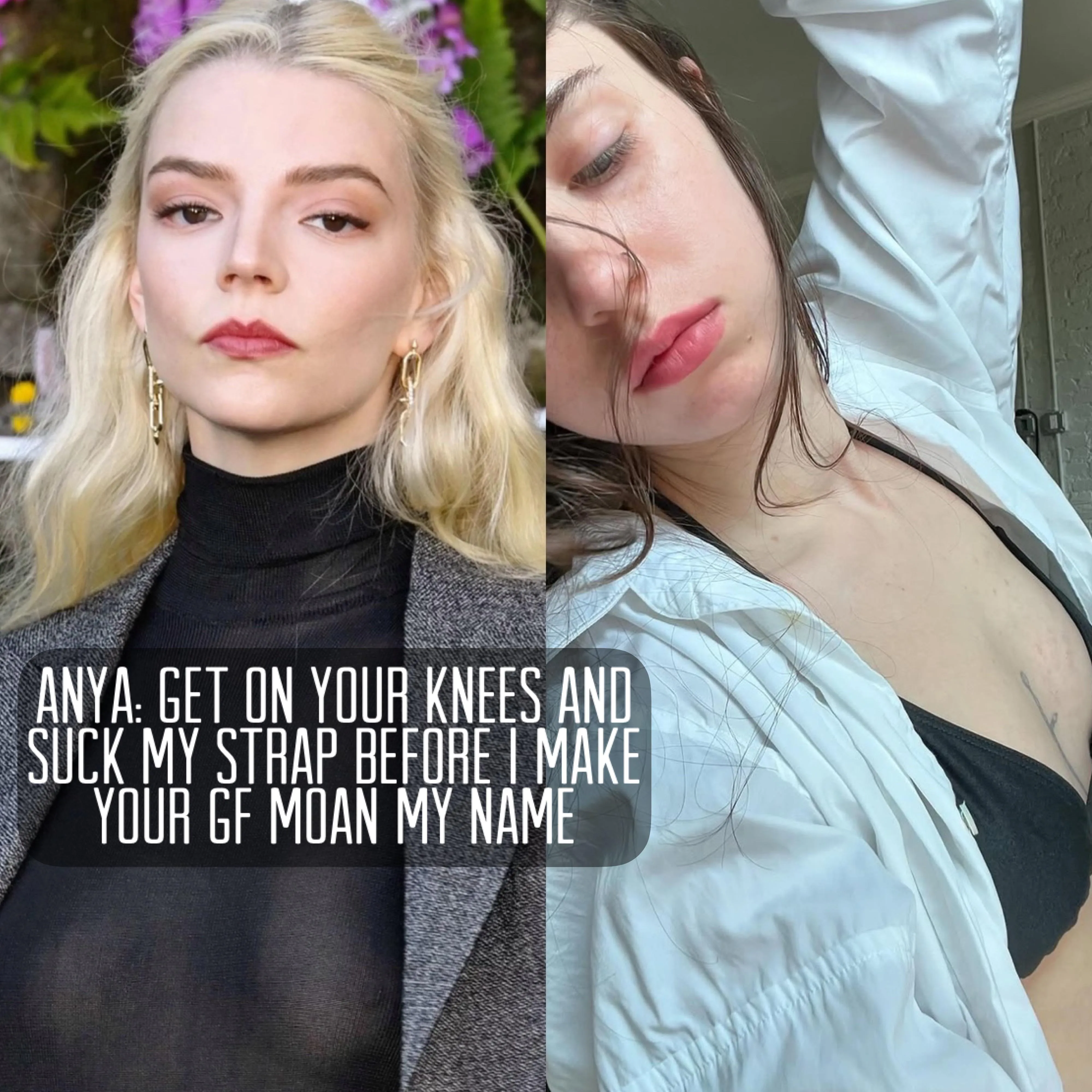 Amya Taylor-Joy getting your gf Clairo (not on imagefap)