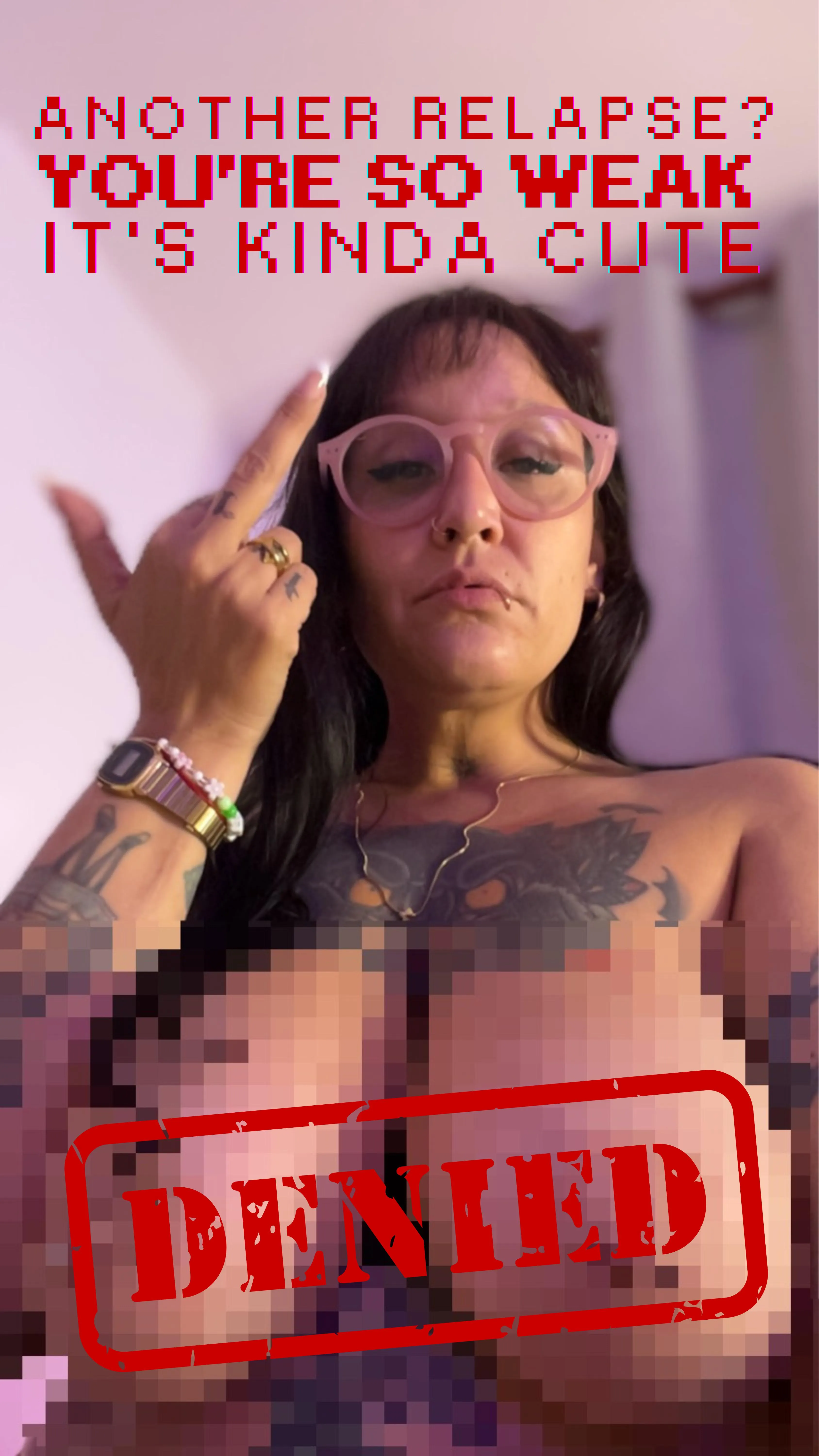 Aww… still gooning? Adorably pathetic. That’s why you want be my property, cause u know I love my beta simps.